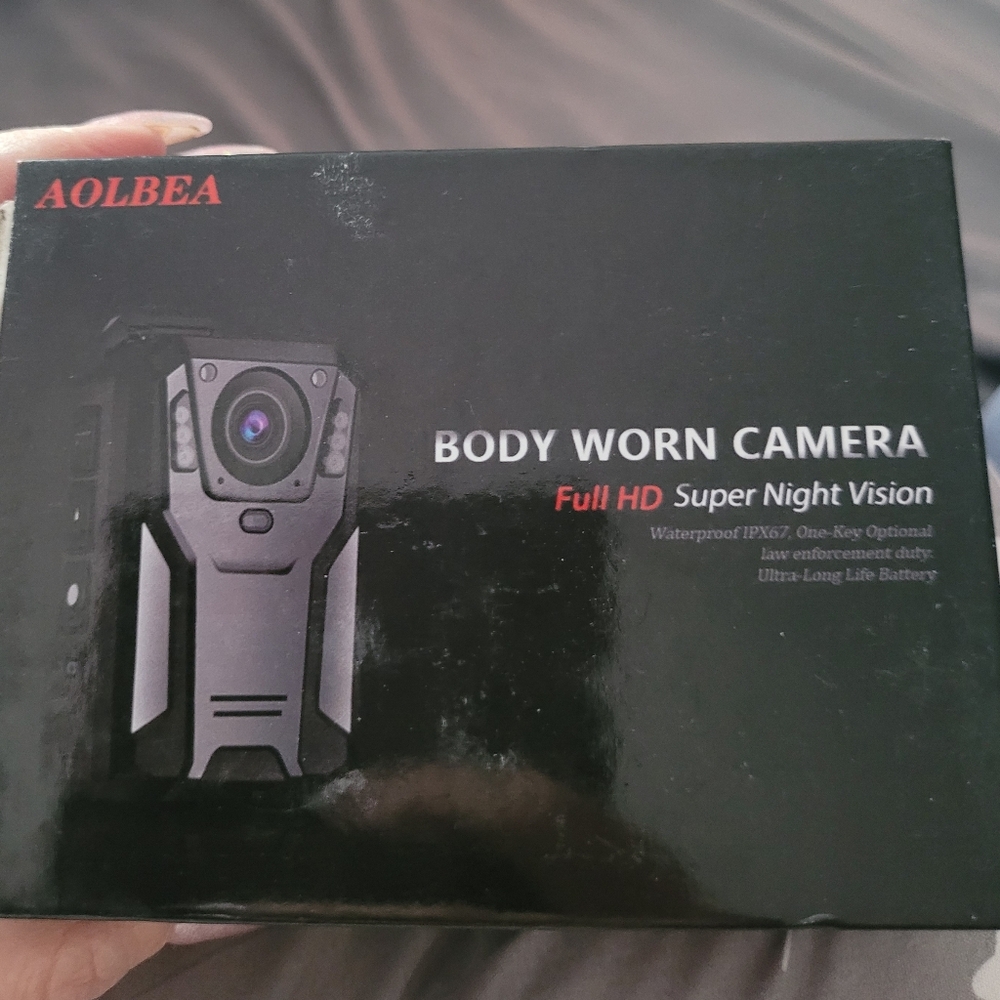 Aolbea Black Body Worn Camera – Full HD Night Vision